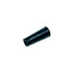 RV Designer Entry Door Bumper - Black Rubber - 2 1/4"