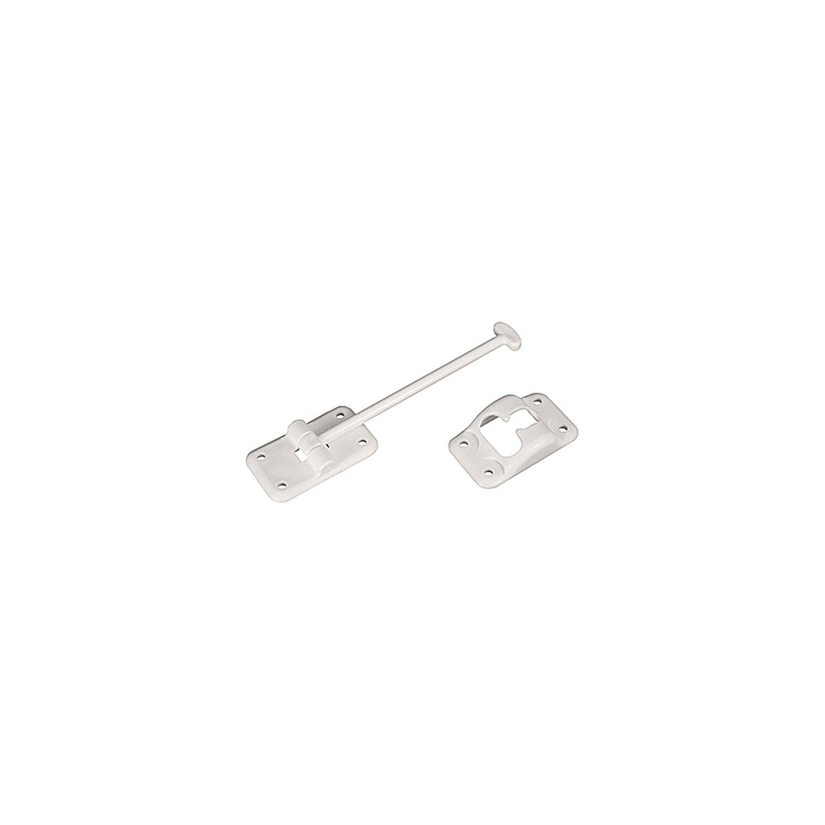 RV Designer Entry Door Holder - Plastic T - 6" - White