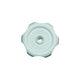 RV Designer Window Knob - White - 1" shaft