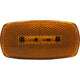 RV Designer Oblong Reflex LED Marker Light, Amber, Black base