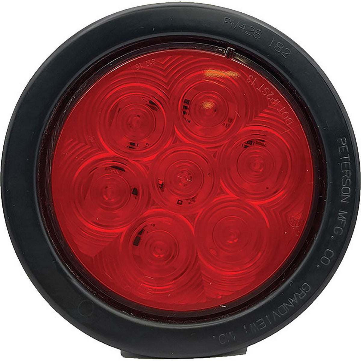 RV Designer Stop/Turn/Tail Light Grommet Mount Kit, Round Tail Light