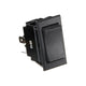 RV Designer Black Rocker Switch, 20A, 4 X Terminal, Momentary On/Off/Momentary On. Cut-Out 1.46" x 0.83" - DPDT