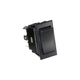 RV Designer Black Rocker Switch-20 A, 6 Terminal, Momentary On/Off/Momentary On. Cut-Out 1.46" x 0.83" - DPDT