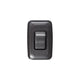 RV Designer Contoured Wall Switch, Black, Single, On/Off - SPST - Cut-Out 1-5/8"H x 1-1/4"W - Inc. Switch, Base & Bezel