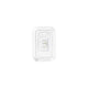 RV Designer Wall Plate Switch, White, Single, 3.53" x 2.39", On/Off - SPST - Includes Raised Bezel, Plate and Switch