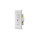 RV Designer White Dual GFCI Outlet with Cover-Plate