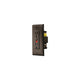 RV Designer Black Dual GFCI Outlet with Cover-Plate