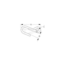 Sea Dog Galvanized Spring Hook