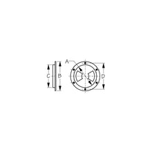 Sea Dog Deck Plate Smooth Quater Turn