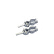 Sea-Dog Heavy Duty Zinc Plated Steel Clamp-On Oar Lock, Pair, 1/2" Shaft