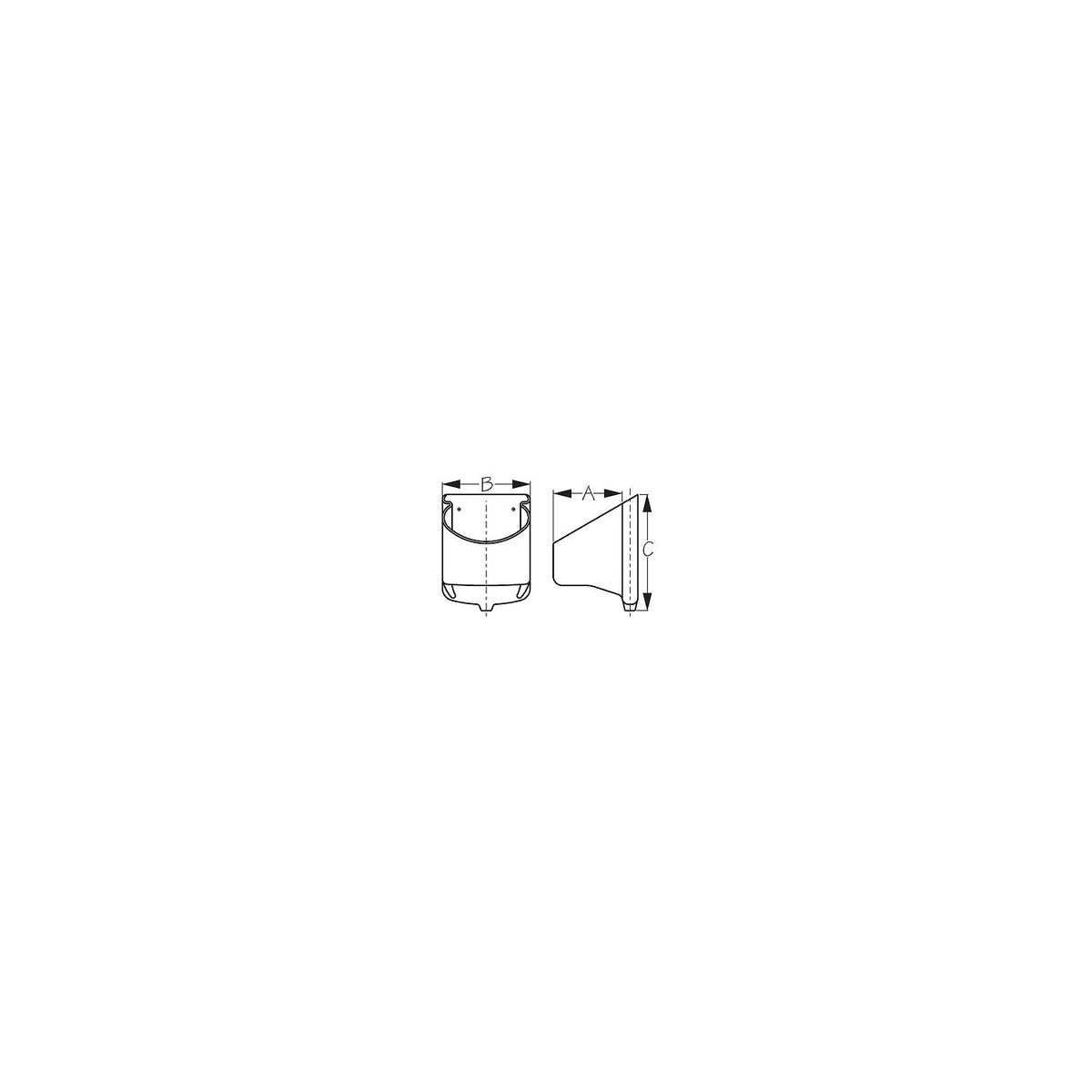 Sea-Dog PVC Drink Holder, White