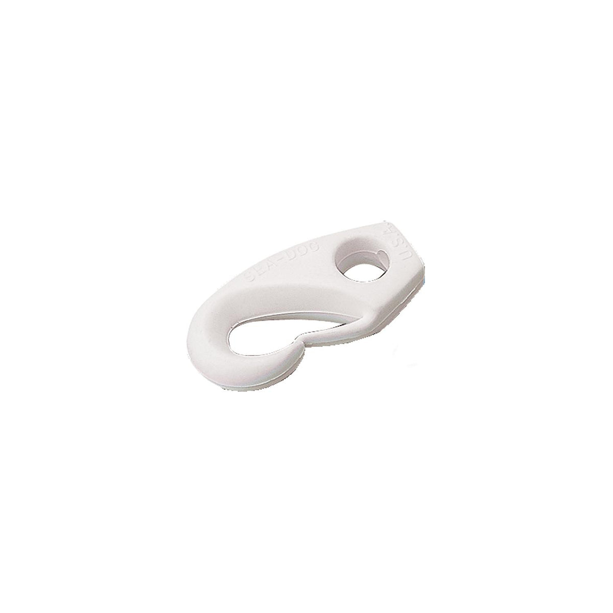 Sea-Dog 5/16" Nylon Shock Cord Clip, White, Pair