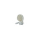 SeaDog PVC Standard Profile Cowl Vent & Snap On Deck Plate, White