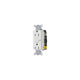 Hubbell GFCI Duplex Receptacle with Cover Plate, White