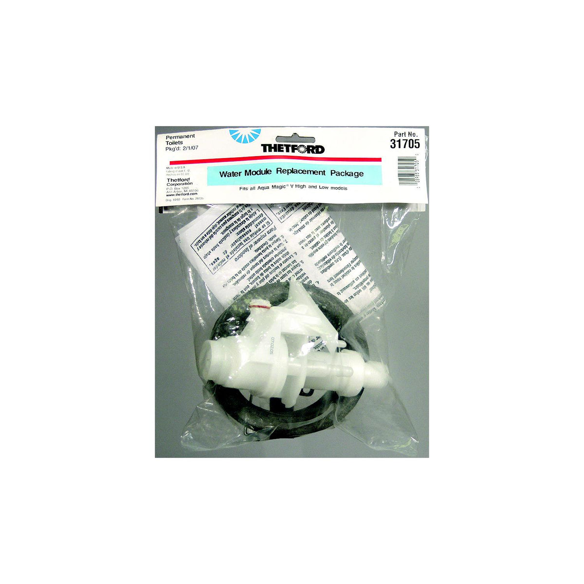 Thetford Marine Water Module Assy. For Aqua V