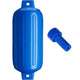 Polyform G-6 Twin Eye Fender 11" x 30" - Blue with Adapter