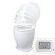 Jabsco Lite Flush Electric 12V Toilet with Control Panel