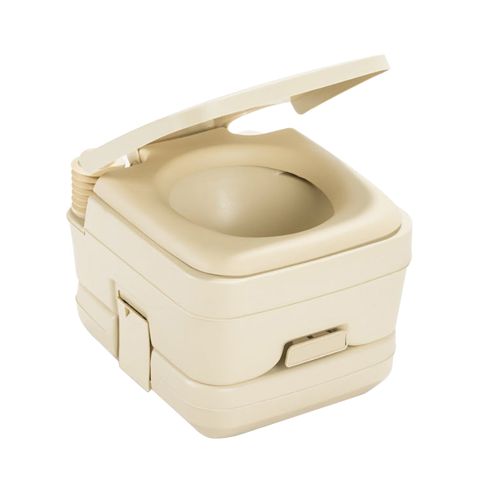 Dometic™ 964 Portable Toilet with Mounting Brackets - 2.5 Gallon - Parchment