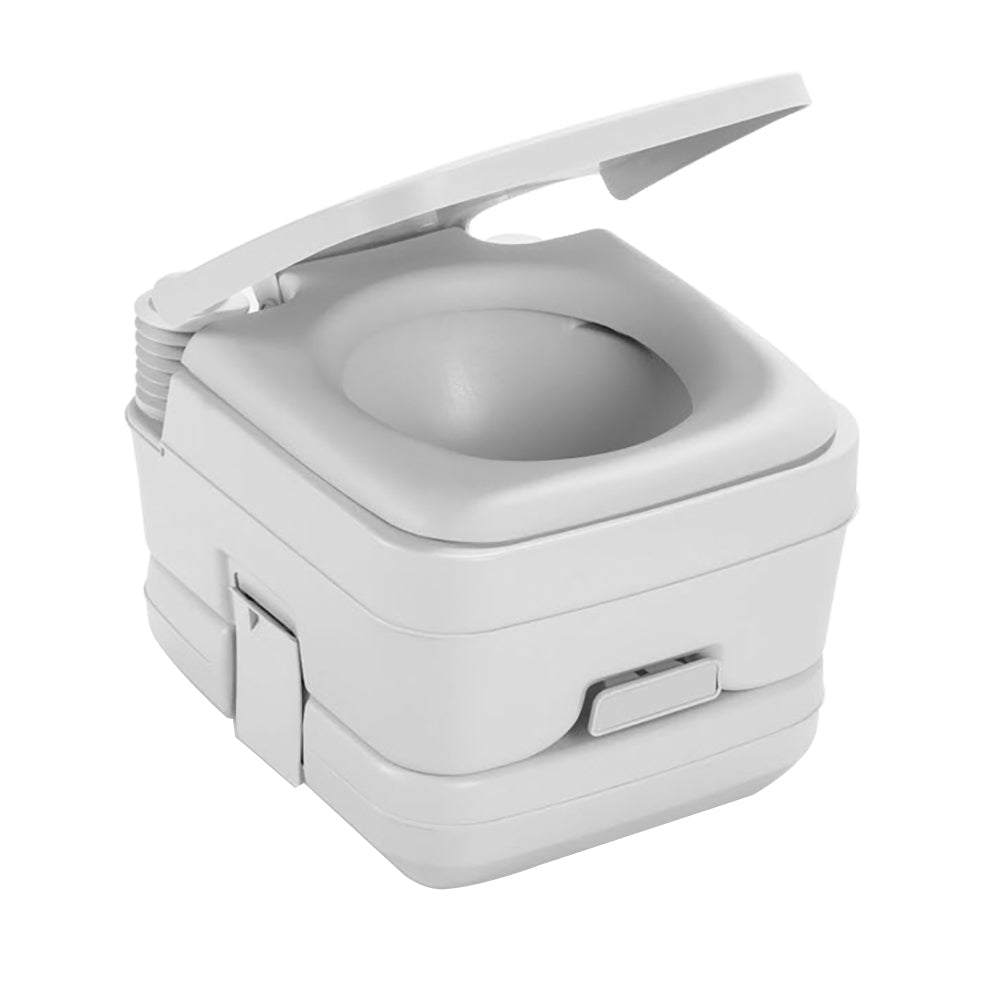 Dometic™ 964 Portable Toilet with Mounting Brackets - 2.5 Gallon - Platinum