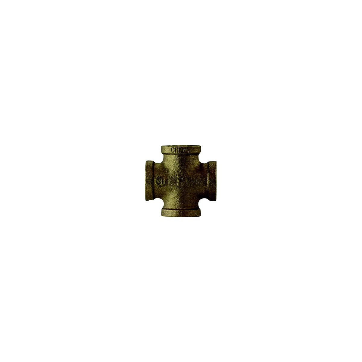 Brass Fittings Bronze Cross, 1/4"