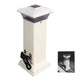 Dock Edge Cleatlite Solar Dock Light with SS Mooring Cleat 12"