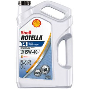 Shell Oil - Rotella T4 Triple Protection 15W-40 Heavy Duty Diesel Engine Oil