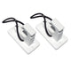 Deep Blue Marine Rod, Gaff, Brush & Dock Line Holder - Pair