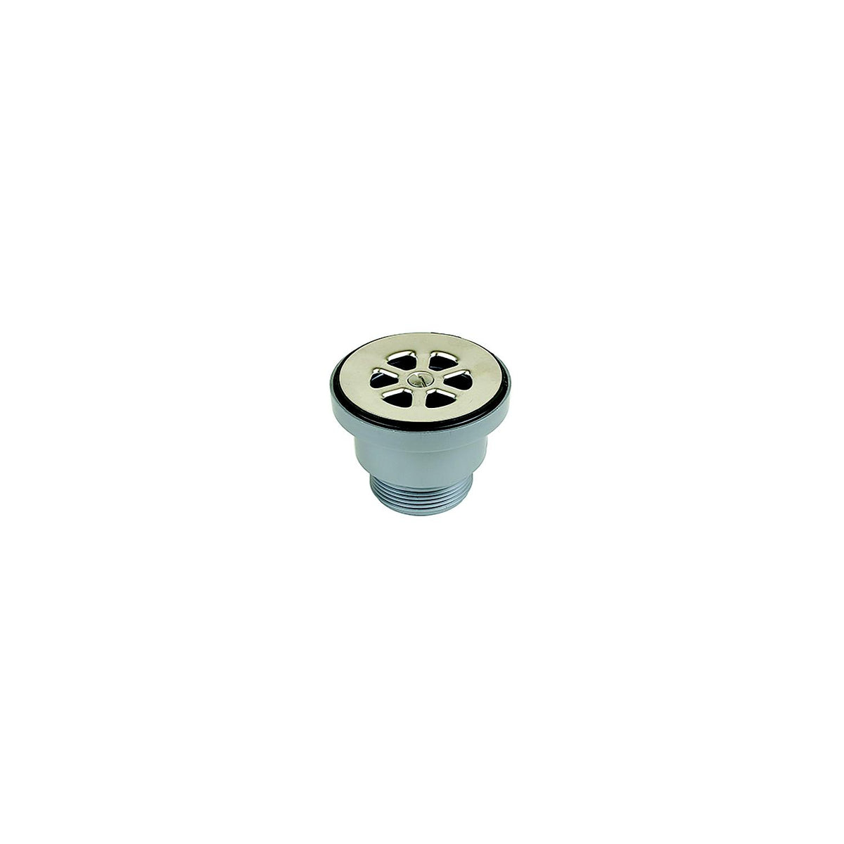 Scandvik Cockpit or Shower Drain Fits 2-1/16" Drain Hole, 1-1/2" Threaded Outlet