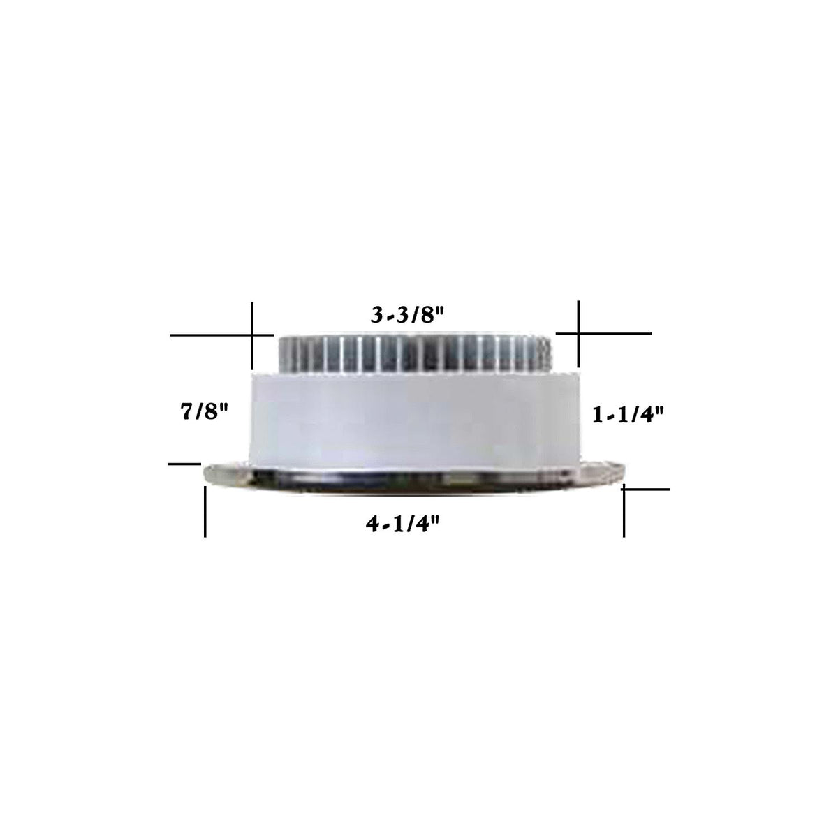 Scandvik LED 4" Flush Mount Ceiling Light, Warm White