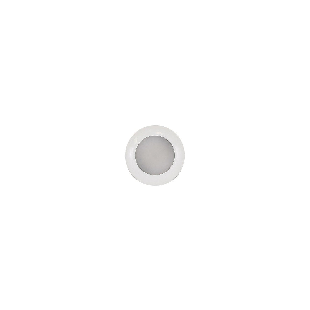 Scandvik S3 Surface Mount LED Downlight with White Bezel, Cool White / Blue