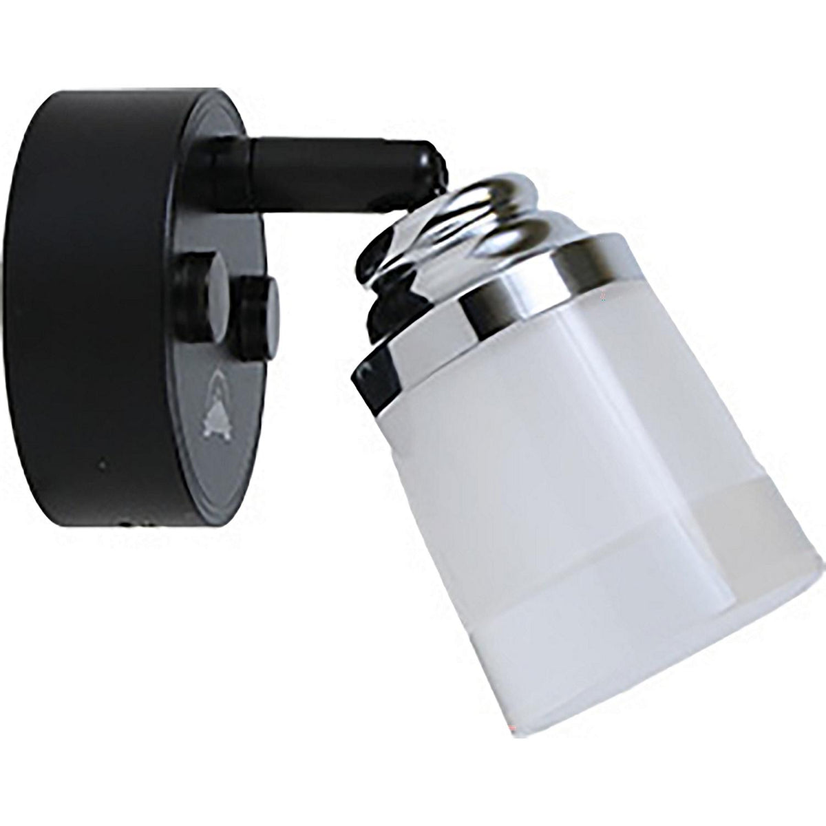Scandvik 41770P Two-Color Touch Light with Dimming, Black, Acrylic, Warm White/Blue LED Color, 60-180 Lumens, 10-28VDC