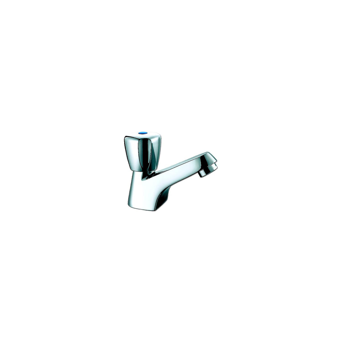 Scandvik Chrome Plated Brass Classic Cold Water Only Basin Tap
