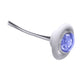 Innovative Lighting LED Bulkhead/Livewell Light "The Shortie" Blue LED with White Grommet