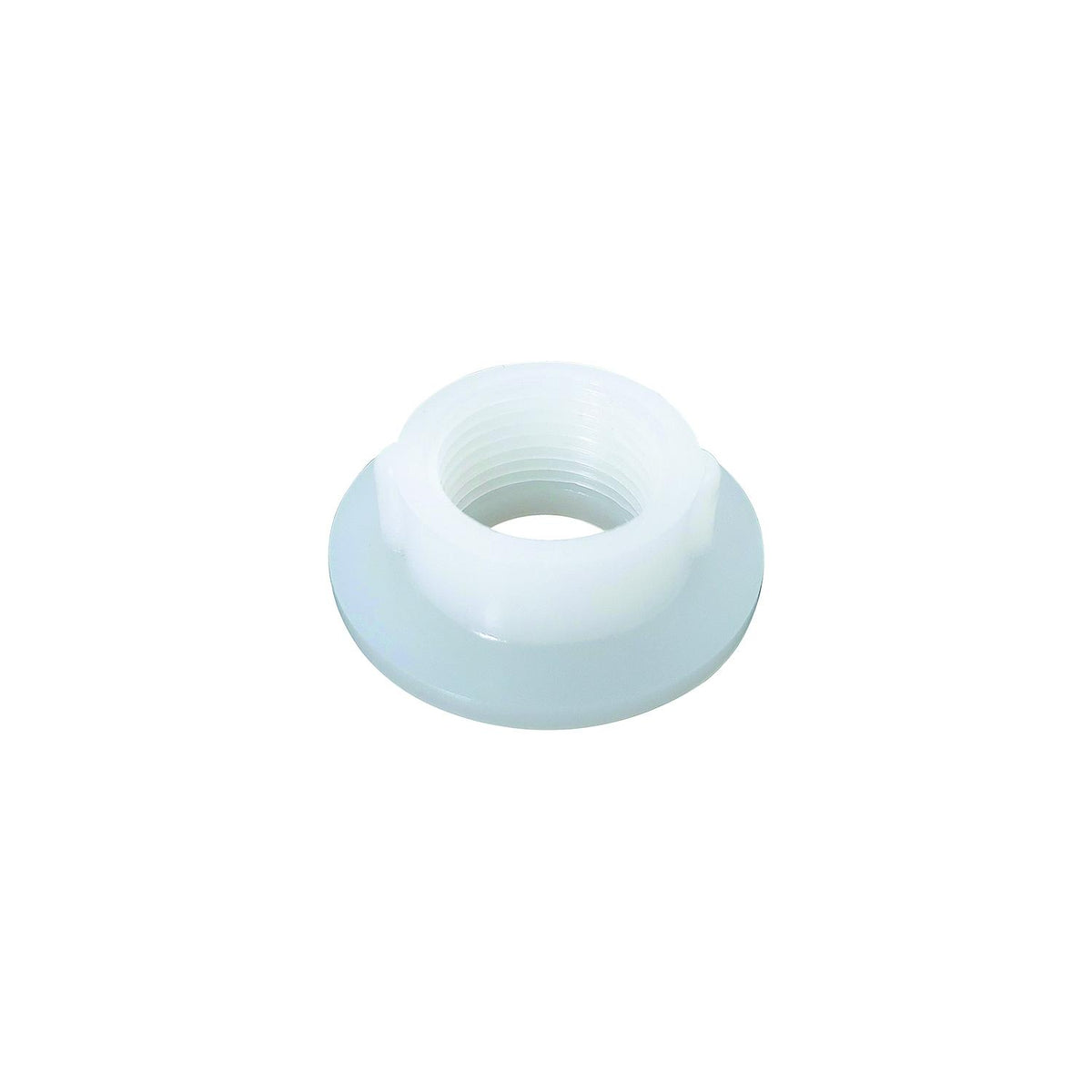 Icon Fresh Water Tank Raised Threaded Spin Weld Fitting, 3/4" White