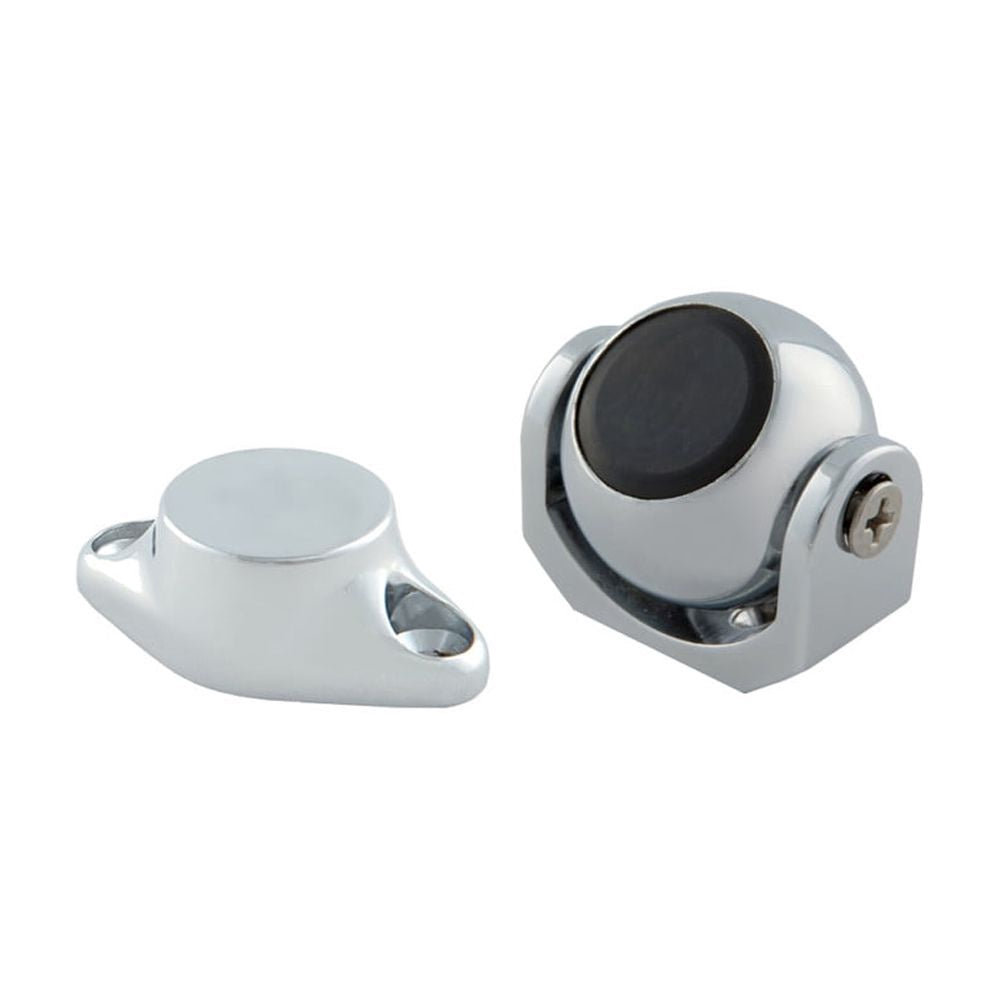 White Cap Stainless  Steel Magnetic Door Catch