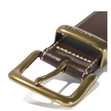 Carhartt - Men`s Bridle Leather Debossed Metal Keeper Belt