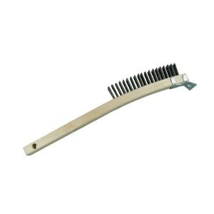 Red Tree Wire Brush Wood Handle