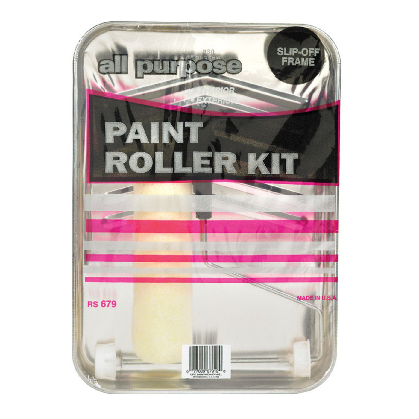 Linzer Paint Roller Kit Metal Tray
