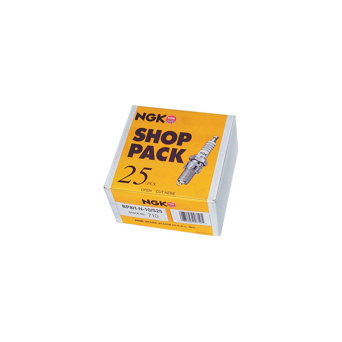 NGK Spark Plugs Shop Pack Spark Plugs, 713 BR8ES, 25/Pack