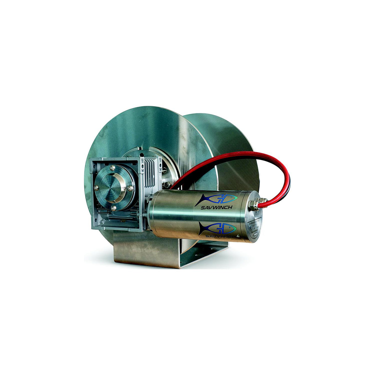 Savwinch SS Drum Anchor Winch, No Rope kit, Fits with 4000SS Boats up to 65', 20.3"W x 16.4" H
