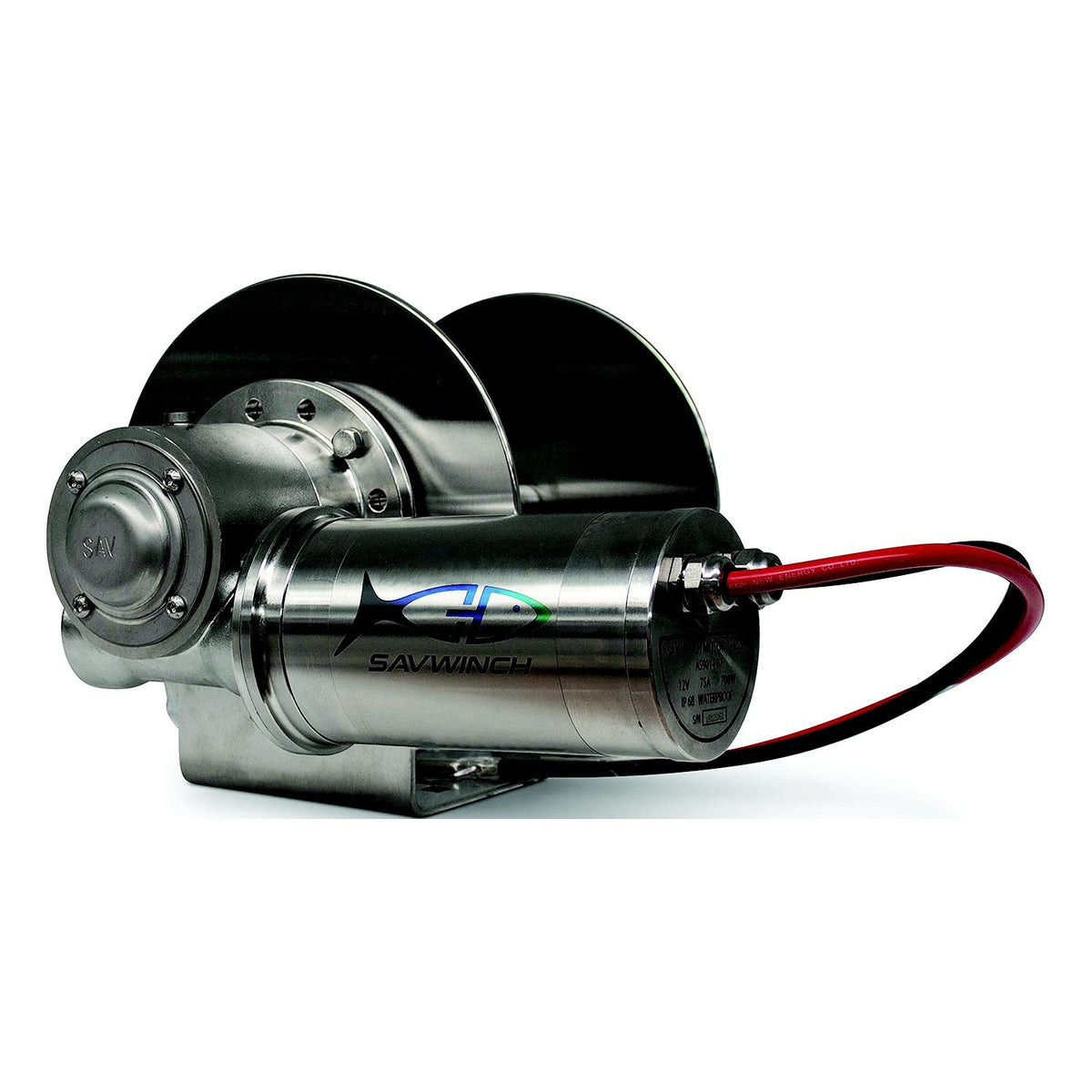 Savwinch Stainless Drum Anchor Winch, Rope Kit – 332' of rope and chain (310' of 1/4" double-braid rope; 22' of 1/4' chain), Fits with 1000SSS, Boats up to 23'