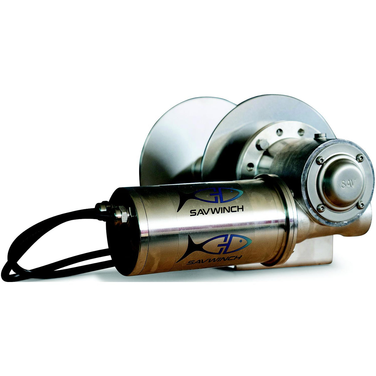 Savwinch Commercial Drum Anchor Winch, 418mm W x 210mm H, Fits with Boats up to 26'