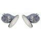 Schmitt Marine Mini Stainless Steel Dual Drop-In Horn with Stainless Steel Grills High & Low Pitch