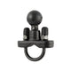 RAM Mount Zinc Coated U-Bolt Base with 1" Ball