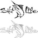 Salt Life Sailfish Decal SAD901