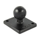 RAM Mount Square 2" x 1.7" Base with 1" Ball