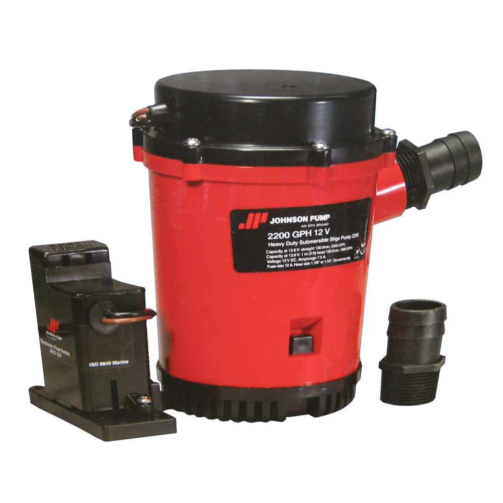 Johnson Pump 2200GPH Auto Bilge Pump with Mag Switch - 12V