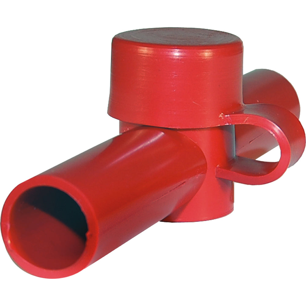 Blue Sea Systems 4003 Cable Cap Dual Entry - Red