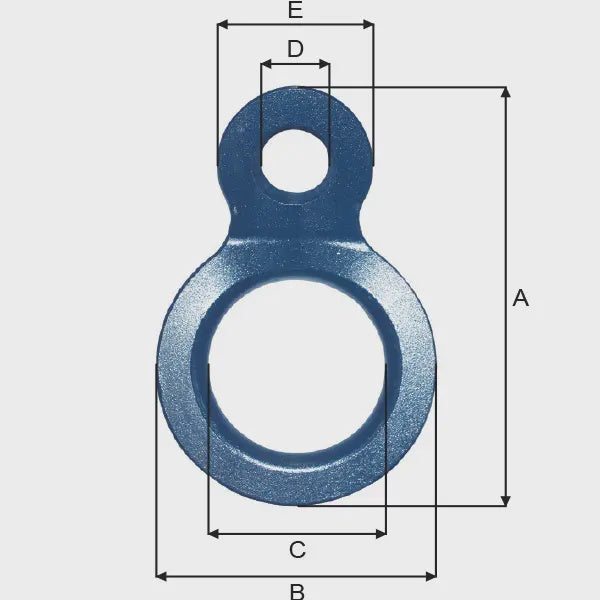 The Blue Line - Blue Line 5/8" Alloy Kelly Eye