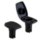 Attwood Oval 2-Pin Base for Angled Pole - Black